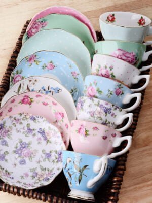 Lotus Cup and Saucer Set