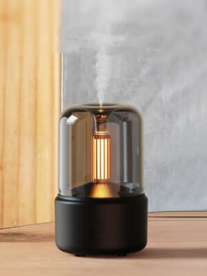 Portable USB Aroma Diffuser, Candle Light Humidifier, smart aroma technology