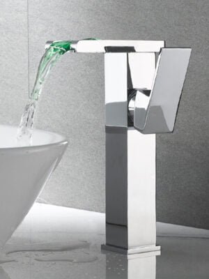 Luminous Waterfall LED Basin Faucet