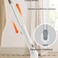 Power Scrub Electric Cleaning Brush Multifunctional Electric Cleaning Brush in use White Electric Cleaning Brush with Type-C charging interface