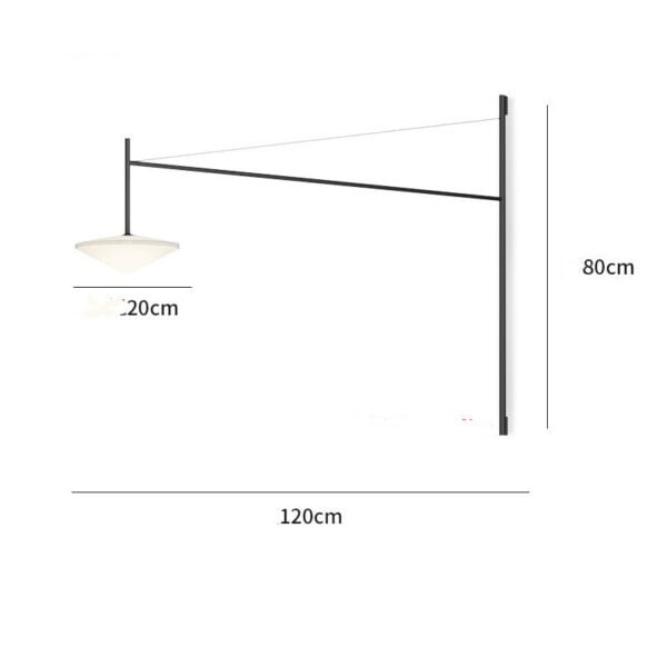 LumaLine Wall Lamp - Modern Long Pole Design- Sweet Homz