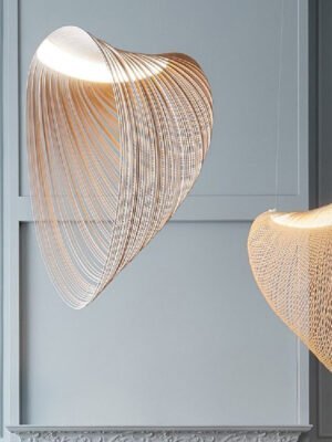 Modern Wooden Pendant Lamp-Sweet Homz