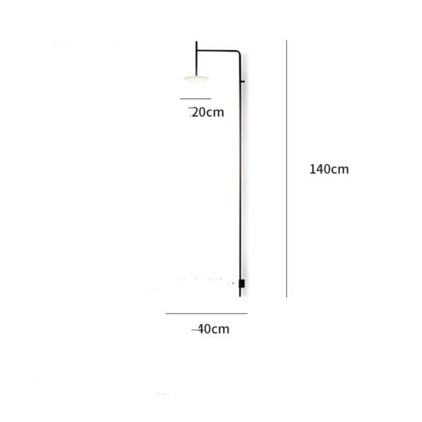 LumaLine Wall Lamp - Modern Long Pole Design- Sweet Homz