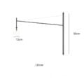 LumaLine Wall Lamp - Modern Long Pole Design- Sweet Homz