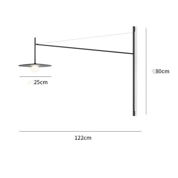 LumaLine Wall Lamp - Modern Long Pole Design- Sweet Homz